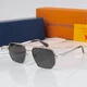 Чоловічі сонцезахисні окуляри Lv (2208) silver Lux - зображення 4