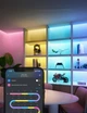 Стрічка світлодіодна розумна Govee Strip Light 2 Pro, 5м, RGBWWIC, WI-FI/Bluetooth Біла (H61F53D1) - зображення 3