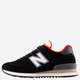 Buty sportowe damskie New Balance 574 WL574WG2 41 (9.5US) 26.5 cm Czarne z czerwonym i białym (196307182874) - obraz 3