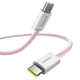 Кабель Type-C на Type-C Baseus Dynamic 4 Series Fast Charging Data Cable (1m, 100W, 5A, 480 Mbps). Pink - зображення 4