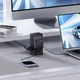 Мережевий зарядний пристрій на 4 порти 100W Baseus PowerCombo Tower Strip (2USB/2Type-C, 100W, PD/QC). Black - зображення 8