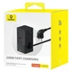 Мережевий зарядний пристрій на 4 порти 100W Baseus PowerCombo Tower Strip (2USB/2Type-C, 100W, PD/QC). Black - зображення 10