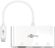 Adapter Goobay USB-C do HDMI/VGA/DisplayPort Multiport White (4040849524127) - obraz 2