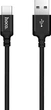 Кабель Hoco X14 USB to Type-C 3A nylon aluminum connectors 1 м Black (6957531062868) - изображение 1