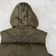 Спортивный мужской жилет хаки с капюшоном 2XL hark-1179 - изображение 5