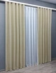 Комплект готовых штор VR-Textil Лен Мешковина № 114ш Бежевый 100х270 см 2 шт (31-098) - изображение 4
