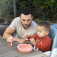 Набор посуды Chicco Set Prima Pappa 6м+ Розовый (16200.15) - изображение 7