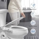 Универсальная биде-накладка SAMODRA Bidet H1 тонкая под крышку, с боковым модулем, Белая (SMWDH1) - изображение 7