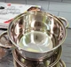 Набір посуду Benson BN-195 10 предметів нержавіюча сталь каструлі 2.1 л 2.9 л 3.9 л 6.5 л сковорода з кришкою 24 см - изображение 7
