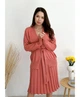 В'язаний жіночий кардиган на завязках ARTKNIT L-XL Помаранчевий (ak29004) - изображение 5
