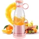 Портативний блендер-пляшка 350мл Fresh Juice Blender, Рожевий (6598-4423) - зображення 2