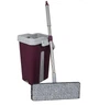 Комплект для прибирання відро та швабра з віджиманням EasyMop 10л Фіолетово-сірий - зображення 1