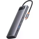 USB-хаб Baseus Metal Gleam Series 12-in-1 Multifunctional Type-C HUB Docking Station WKWG020213 Grey - зображення 1