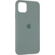 Чохол Fiji Silicone Case для Apple iPhone 14 Pro бампер накладка Soft Touch з мікрофіброю Pine Green - зображення 1