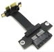 Райзер гибкий REV 3.0 шлейф PCI-E 3.0 1x -> 1x 90 на 180 градусов 5 см Черный - изображение 1