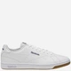 Sneakersy męskie z eko skóry Reebok Court Clean 100074368 44 (9.5UK) Białe z niebieskim (1200143033265) - obraz 1