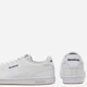 Sneakersy męskie z eko skóry Reebok Court Clean 100074368 44 (9.5UK) Białe z niebieskim (1200143033265) - obraz 3