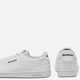 Sneakersy męskie Reebok Court Clean 100074368 42 (8UK) Białe z niebieskim (1200143033166) - obraz 3