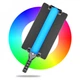 LED-видеосвет Handheld Fill свет Stick RL-60SL RGB 1m Кабель с Адаптер пульт шторки для света сумка - изображение 3
