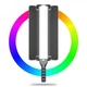 LED-видеосвет Handheld Fill свет Stick RL-60SL RGB 1m Кабель с Адаптер пульт шторки для света сумка - изображение 13