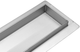 Odpływ liniowy FALA stal nierdzewna z kratką 70 cm suche zamknięcie BLACK GLASS (75386) (5906083031168) - obraz 7