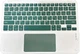Клавиатура беспроводная BeCover with TouchPad Bluetooth EN/UA Dark Green (BC_713402) - изображение 1