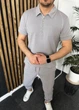 Чоловічий костюм з футболкою, Мод АЛАР-0200, графіт, 46-48 - изображение 1