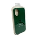 Защитный чехол-накладка Silicone Full Case AA Open Cam для Apple iPhone 16 Dark Green (FullOpenAAi16-31) - изображение 3