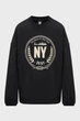 Жіночий чорний світшот DKNY M D2A4A027 - изображение 4