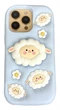 Гумовий 3D чохол Funny Sheep на iPhone 13 - зображення 1