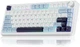 Беспроводная механическая игровая клавіатура з Hot-Swap AULA F75 White-Blue 2.4G/Bluetooth/Кабель RGB REAPER Свитчи - изображение 1