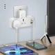 Сетевой фильтр переходник LDNIO SC2311 функция быстрой зарядки с ночником с USB на 2 розетки 20W (2104618548) - изображение 10