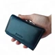 Женский кошелёк из натуральной пористой кожи чёрный Mario Dion 8650B_Black - изображение 7
