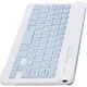 Клавіатура бездротова BeCover Bluetooth EN/UA Light Blue (BC_713410) - зображення 4