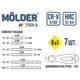 Отвертка с битами 6 в 1 127мм Molder CrV PH SL (MT32306) - изображение 2