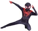 Детский карнавальный Костюм Спайдермен для мальчиков Человек Паук Spiderman Miles Morales Spider Man Майлз Моралес 120см 5–7 лет Black - изображение 3