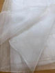 Ткань Органза "Кристал" белая 30г/м2 140см 1пог.м (н07) - изображение 3