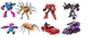 Трансформеры Transformers Legacy United Beast Wars Tarantulas, Prime Universe Cliffjumper, G1 Universe Squeezeplay, Cyberverse Universe Tarn Action Figure Set - изображение 1