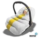 Всесезонный трансформер 4 в 1, вкладыш-конверт "All-Season Baby Travel CC", ART-0000707, белый с жёлтым - изображение 9