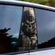 Наклейка на стойку авто 2шт - Воин-скелет в экипировке - изображение 2