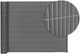 Dwustronna mata bambusowa ModernHome by Multistore 100 x 500 cm antracyt (BP-210 GREY) - obraz 6