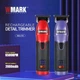 Профессиональный аккумуляторный триммер для бороды и усов WMARK NG-318 со сменными насадками 1.5-9 мм Red - изображение 6