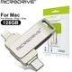 Флешка металева 2в1 128ГБ USB-Lightning для Apple iPhone, iPad, комп'ютера, Android Microdrive A3 128GB OTG Срібний - изображение 1