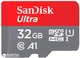 Карта пам'яті SANDISK Ultra A1 microSDHC UHS-I 32GB Class 10 + SD-adapter (SDSQUAR-032G-GN6MA) - зображення 1