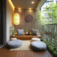Dwustronna mata bambusowa ModernHome by Multistore 150 x 300 cm naturalna (BP-215 1.5X3) - obraz 9