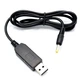 Кабель USB 5V, що підвищує, на DC 12V (4.0х1.7мм) для підключення роутера Xiaomi, Asus від Power Bank - зображення 1