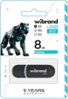 Флеш пам'ять 8GB Wibrand Panther Black (WI2.0/PA8P2B) - изображение 2