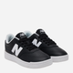 Sneakersy młodzieżowe chłopięce New Balance B80 GSB80BW 37.5 Czarne (197968176318) - obraz 2