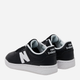 Підліткові шкіряні кеди для хлопчика New Balance B80 GSB80BW 36 Чорні (197968176295) - зображення 3
