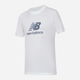T-shirt męski bawełniany New Balance Stacked Logo MT41502 2XL Biały (196941811383) - obraz 5